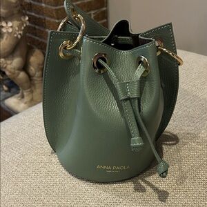 Green Bucket Bag